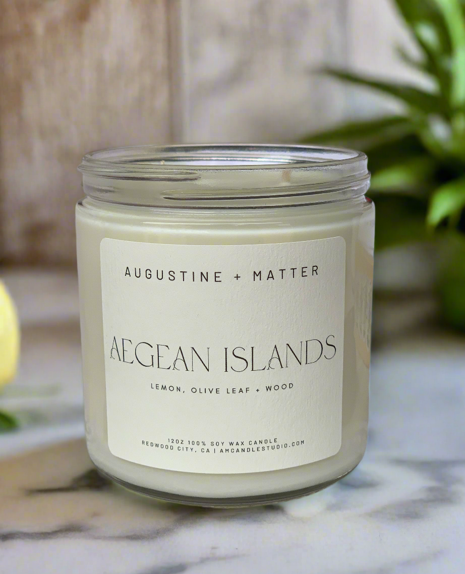 Aegean Islands - 12oz Soy Candle