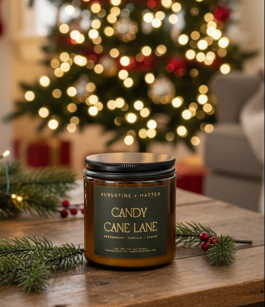 Candy Cane Lane - 12oz Soy Candle