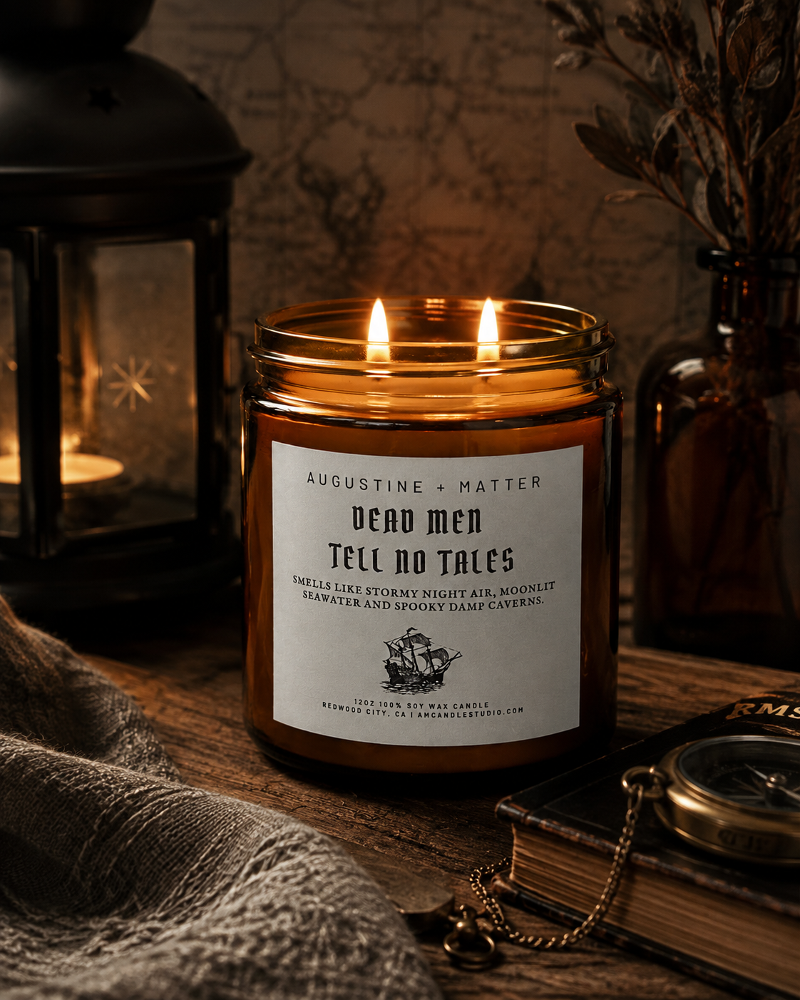 Dead Men Tell No Tales- 12oz Soy Candle