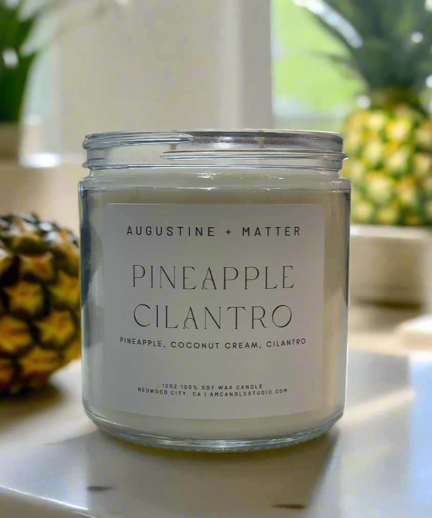 Pineapple Cilantro - 12oz Soy Candle