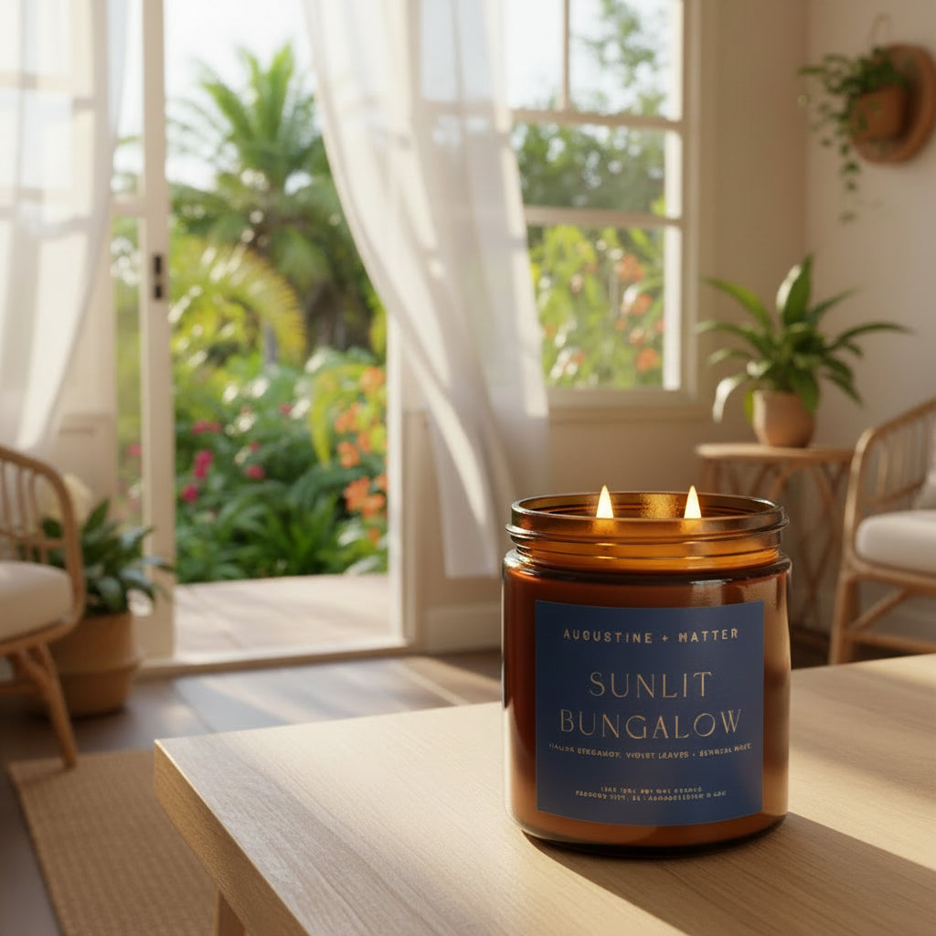 Sunlit Bungalow - 12oz Soy Candle