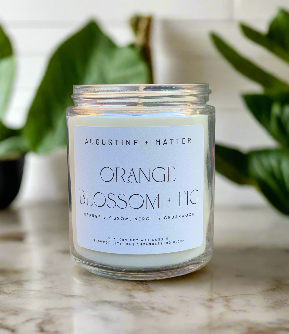 Orange Blossom + Fig - 7oz Soy Candle