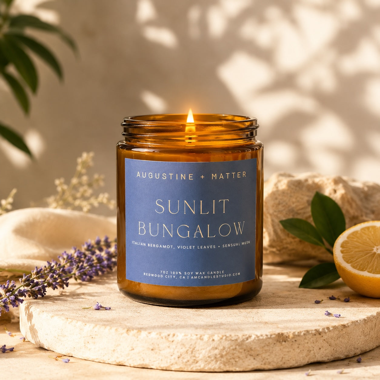 Sunlit Bungalow - 7oz Soy Candle