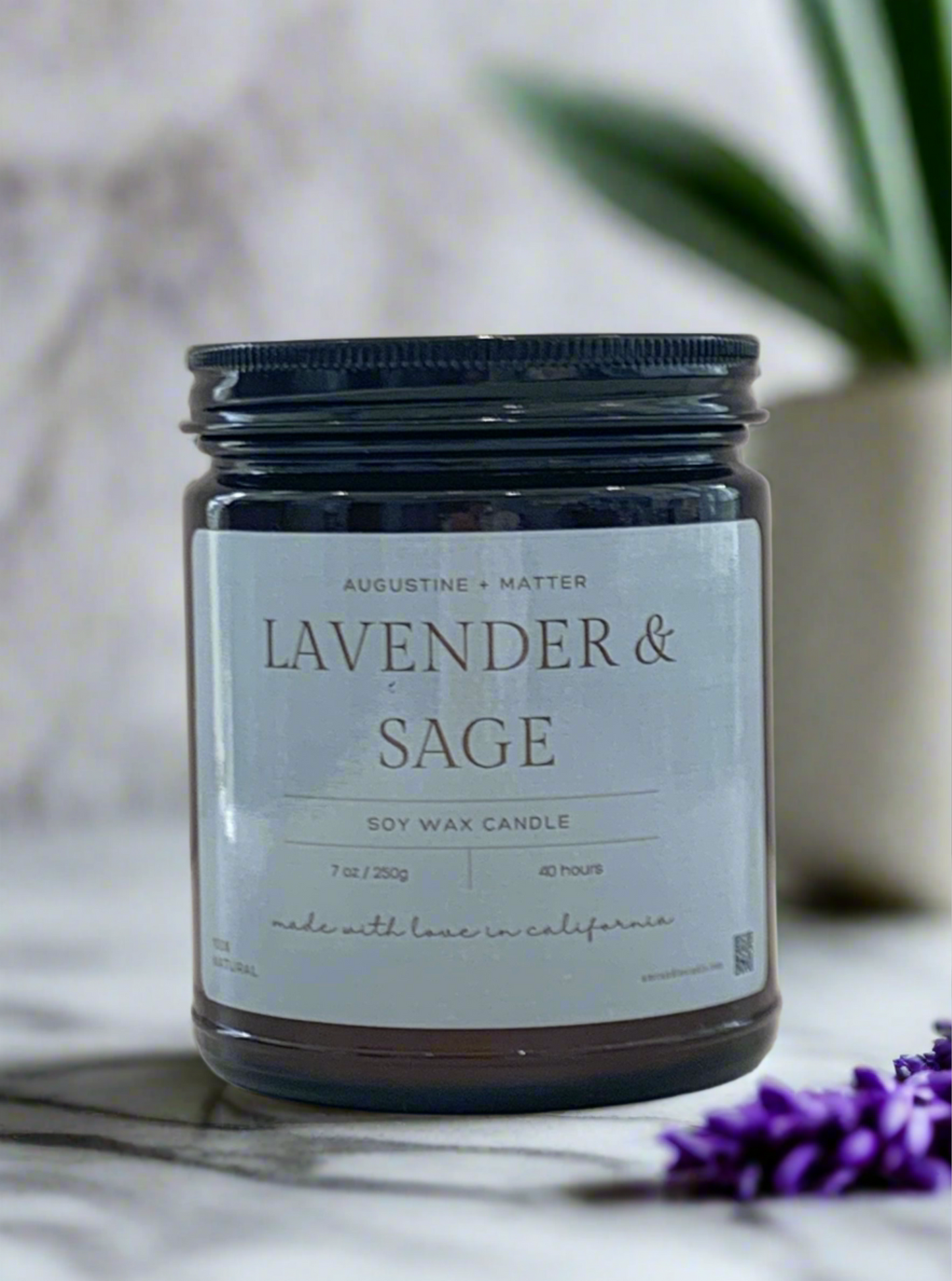 Lavender Sage Soy Candle