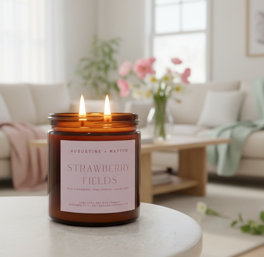 Strawberry Fields - 12oz Soy Candle