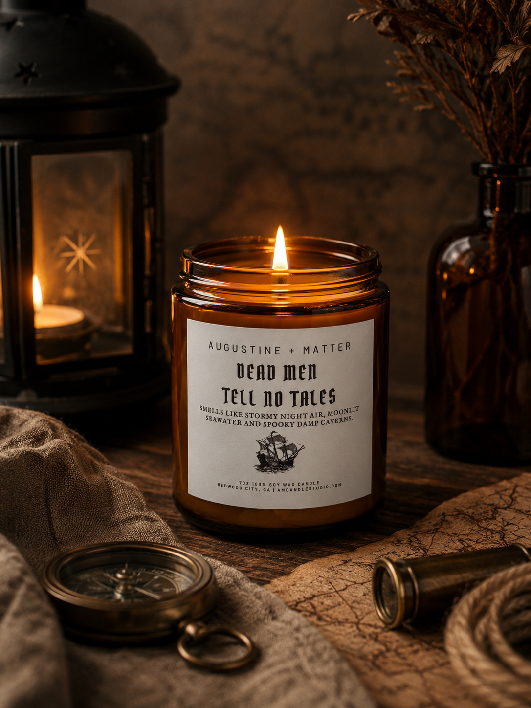 Dead Men Tell No Tales - 7oz Soy Candle