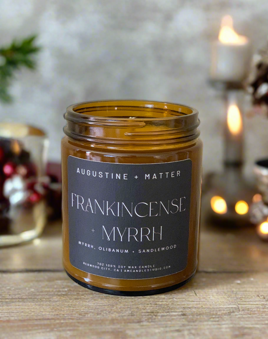 Frankincense + Myrrh - 7oz Soy Candle