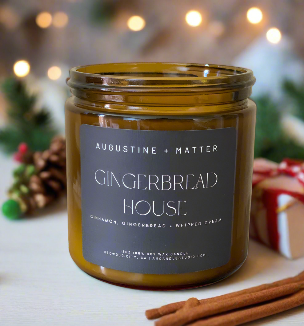 Gingerbread House - 12oz Soy Candle