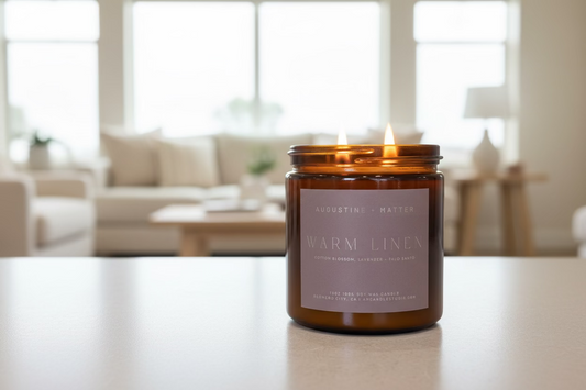 Warm Linen - 12oz Soy Candle