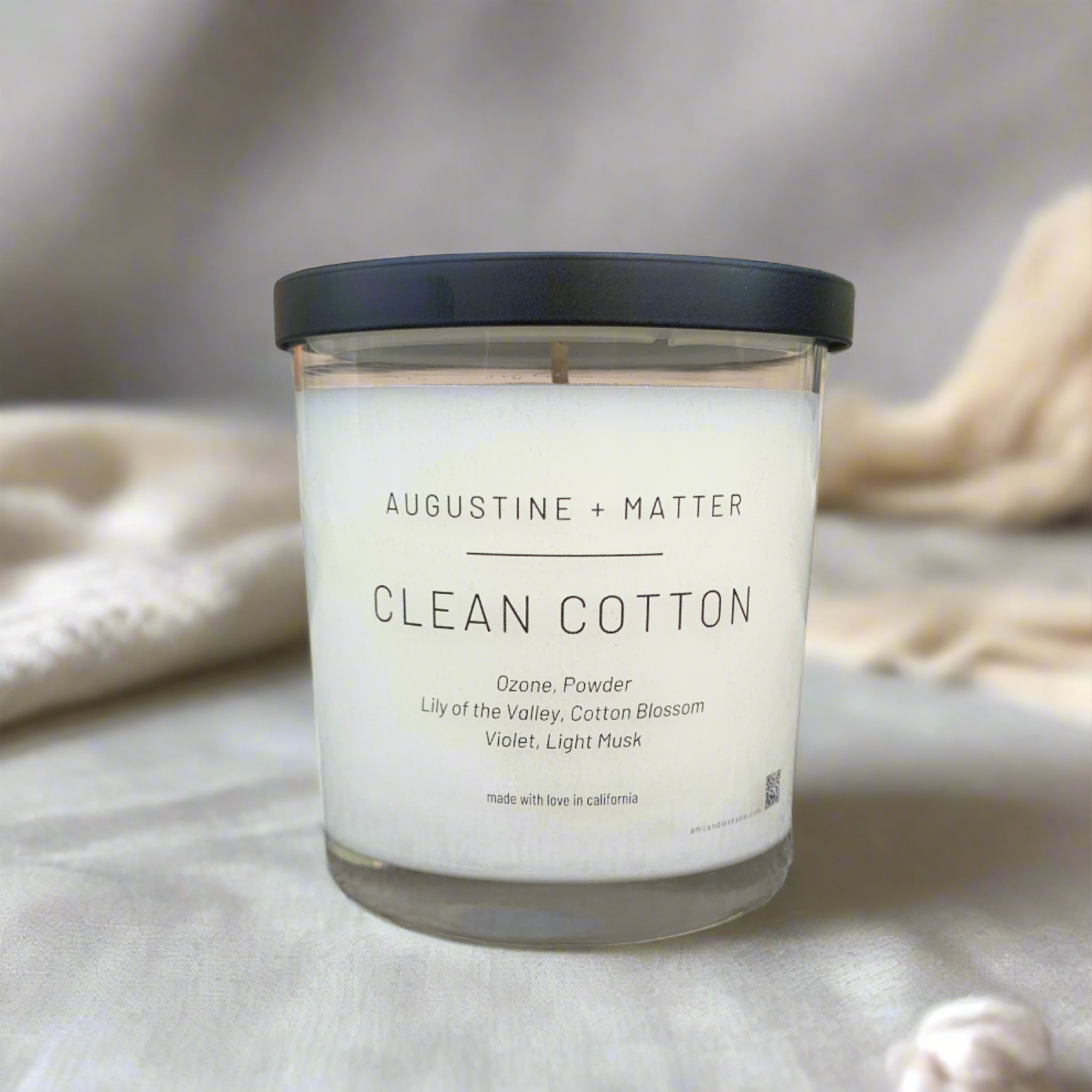 Clean Cotton - 8.5oz Soy Candle