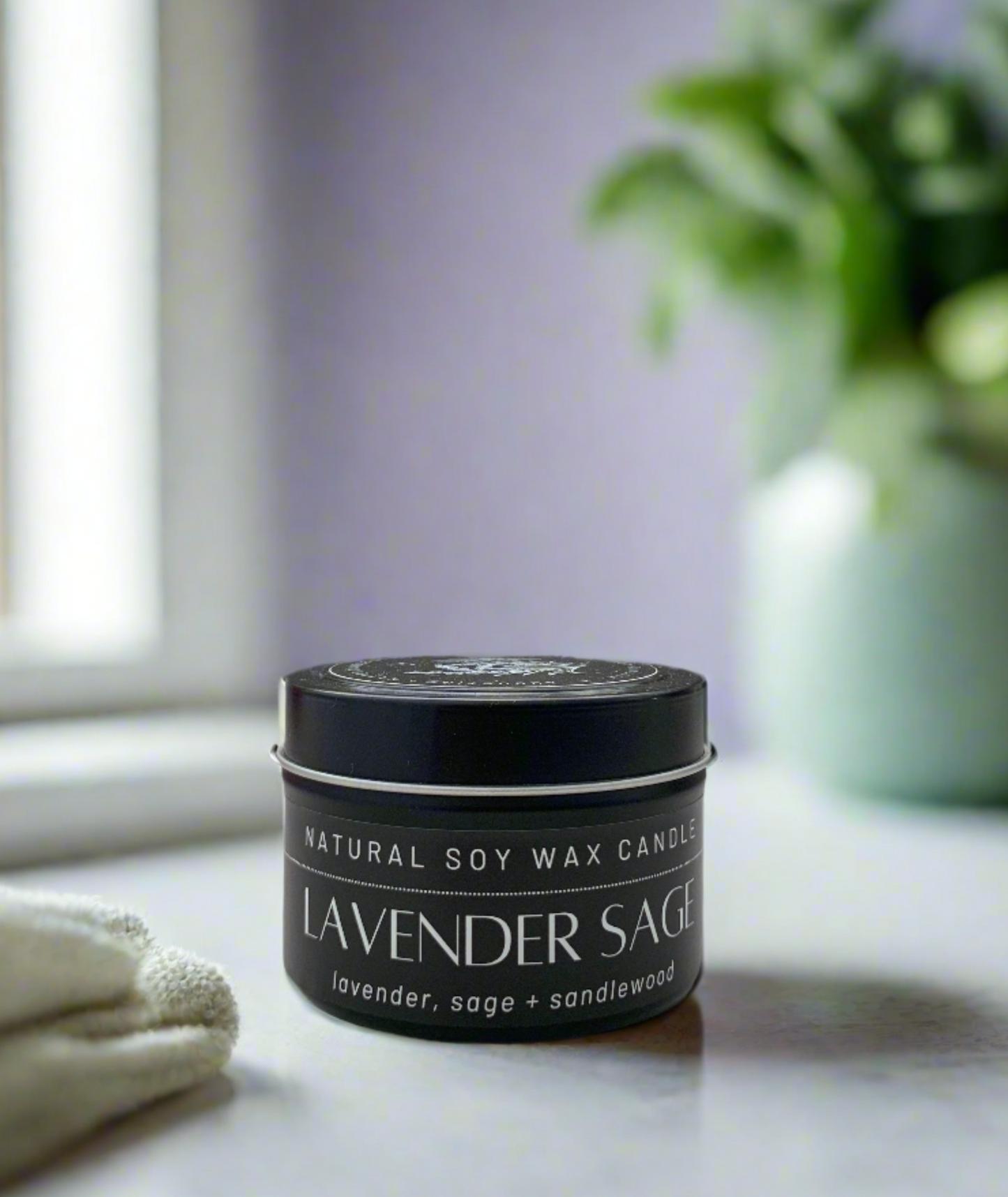 Lavender Sage - 4oz Soy Candle