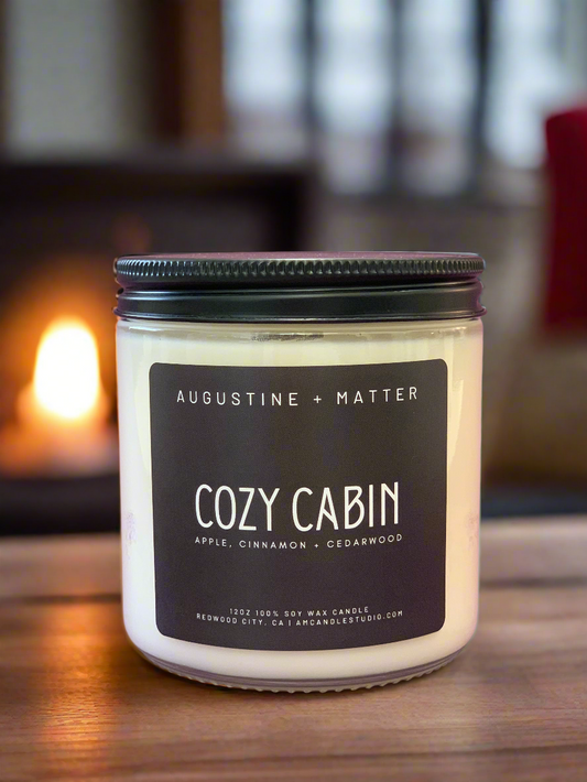 Cozy Cabin - 12oz Soy Candle